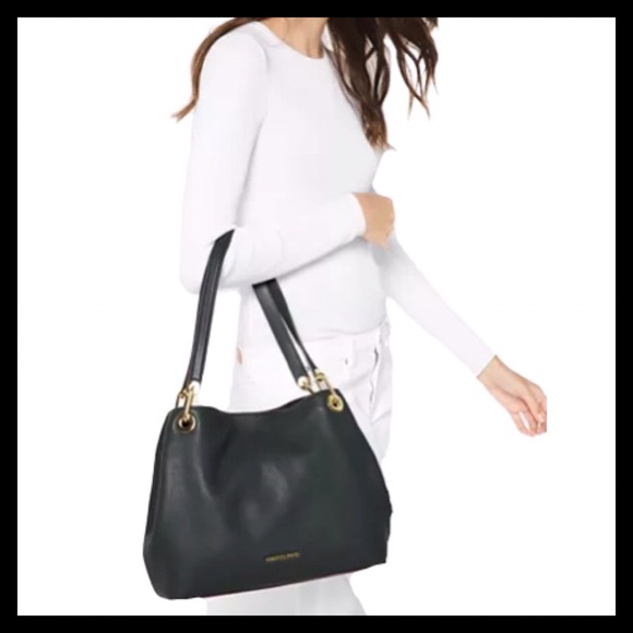 NWOT Michael Kors Raven Pebble Leather Tote - Picture 6 of 6